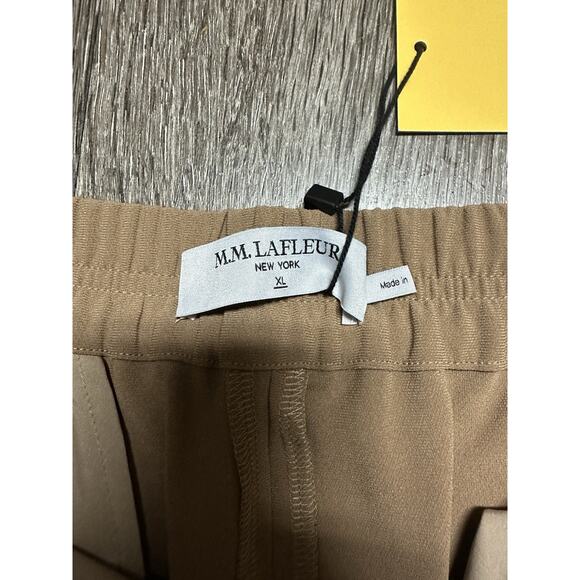 NWT $348 MSRP M.M. Lafleur Women's Light Saddle Everyday Crepe Culotte Pant XL - Picture 4 of 8